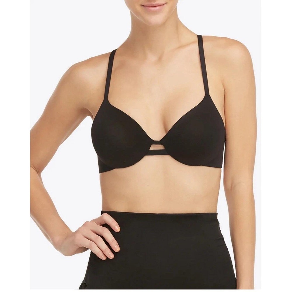 SPANX Black Swim Convertible Bra 34A New With Tags Adjustable Underwire Beach